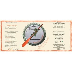 Bière blanche 'miel'orange'