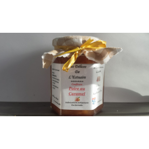 Confiture poire gourmande (caramel-cannelle)