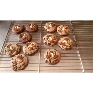 Cookie noisette baie de gojie et chocolat 'sans gluten-sans lactose'