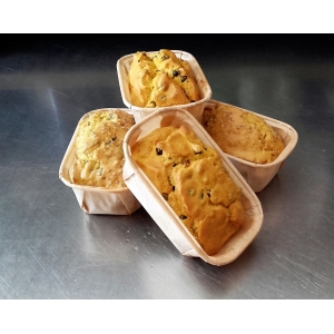 Cake au curry à la farine de pois-chiche  ou 1 grand 'sans gluten-sans lactose'