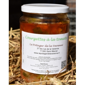 Courgette à la tomate