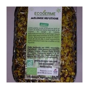Graines germées : mélange hepatique (alfalfa ou trefle/radis/fenugrec/seigle