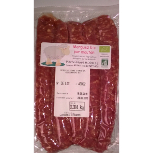 Merguez bio 'pur mouton'