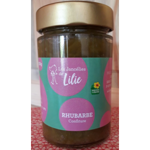 Confiture de rhubarbe en pot de 250