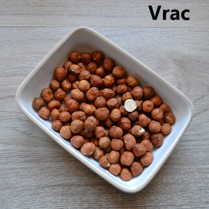 Noisettes décortiquées