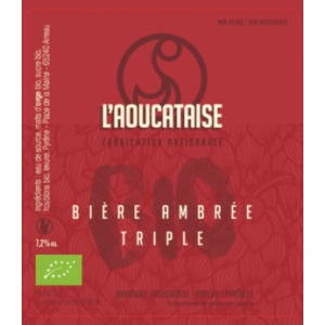 Bière ambrée triple bio 7,2°