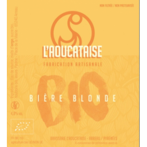 Bière blonde bio 4,8°