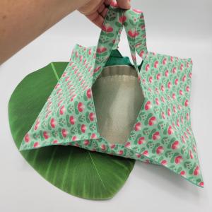 Sac à tarte fleurs 70's