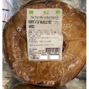 Tourte à la volaille 4 personnes