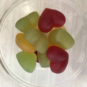 Bonbons coeurs vegan