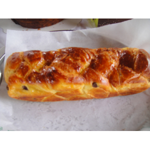 Brioche tressée raisins/orange