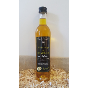 Huile vierge de cameline au safran