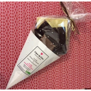 Cône morceaux de tablette assortis