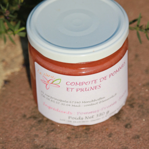 Compote pomme-prune