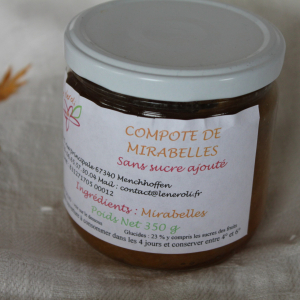 Compote de mirabelles