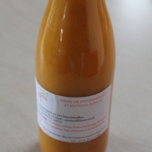 Soupe potimarron patate douce