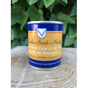 Duo de foie gras aux poires et vin de jurançon 130 g