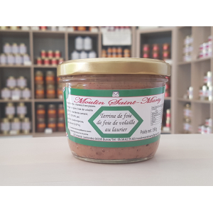 Terrine de foie de volaille au laurier 190 g