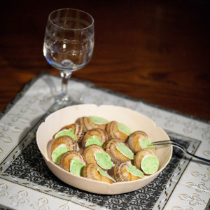 Coquille d'escargots à la bourguign