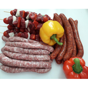 Barbecue brochettes boeuf