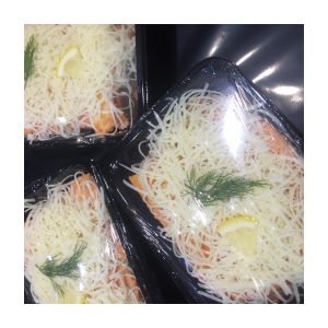 Lasagnes au saumon rose