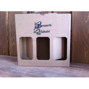 Coffret vide 3 bouteilles à compose