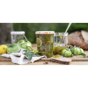 Confiture de tomates verte