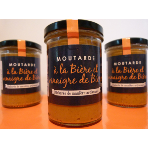 Moutarde à la bière et vinaigre de