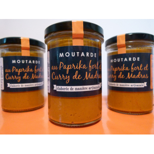 Moutarde au paprika et curry de madr