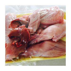Lapin fermier découpé