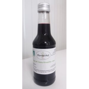 Sirop de cassis et groseilles roses