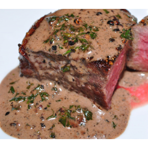 Marinade de beefsteak aux 3 poivres