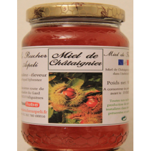 Miel de châtaignier 250 gr