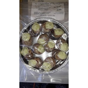 Escargots coquille beurre persillé