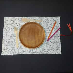 Set de table à colorier lavable alphabet