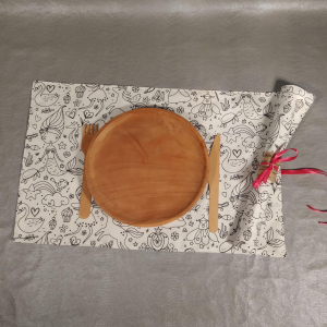 Set de table à colorier lavable princesse