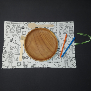 Set de table à colorier lavable marin