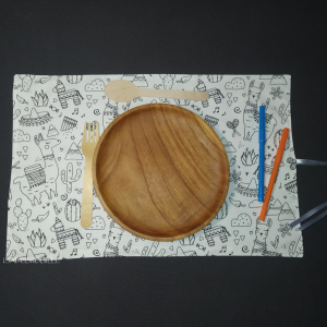 Set de table à colorier lavable mexique