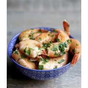 Crevettes persillées