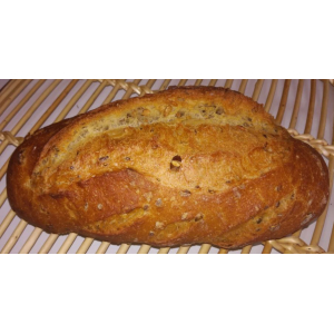 Pain levain et levure aux graines 500g