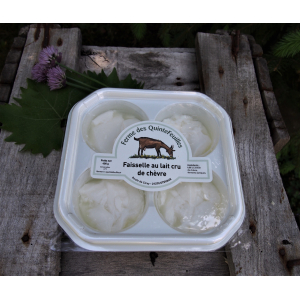 Faisselles au lait cru entier de chèvre