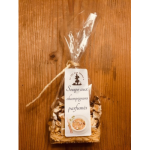 Soupe aux champignons parfumés