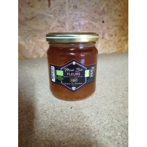 Miel bio de fleurs 250g