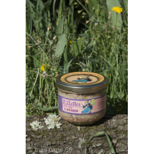 Rillettes pur canard 200g