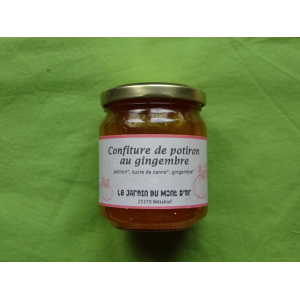 Confiture de potiron au gingembre