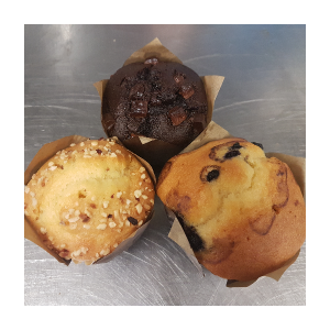 Muffin chocolat noisette