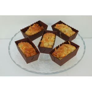 Cake saumon ciboulette gruyère par lot de 4