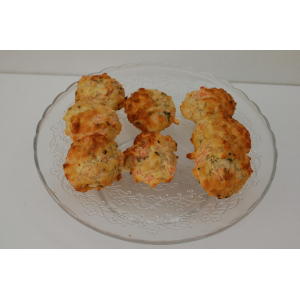 Cookie chèvre noisettes ciboulette lot de 8