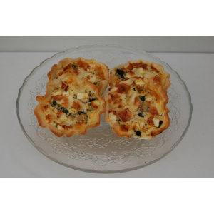 Tartelette courgettes chèvre par lot de 4