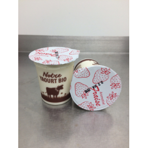 Yaourt aromatisé fraise